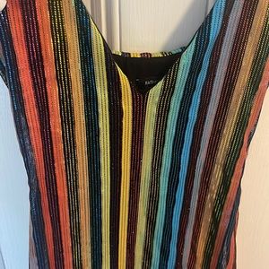 Colorful Sexy tight dress